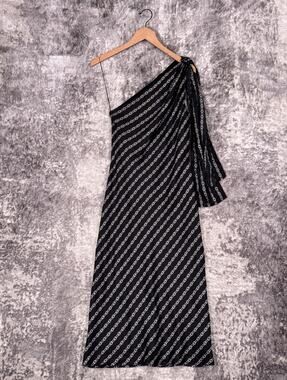 theory layered midi dress Good Linen Overlay Midi Dress